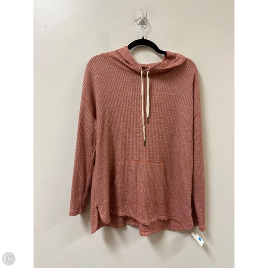 Sweatshirt Hoodie By Cyrus In Orange, Size: L
