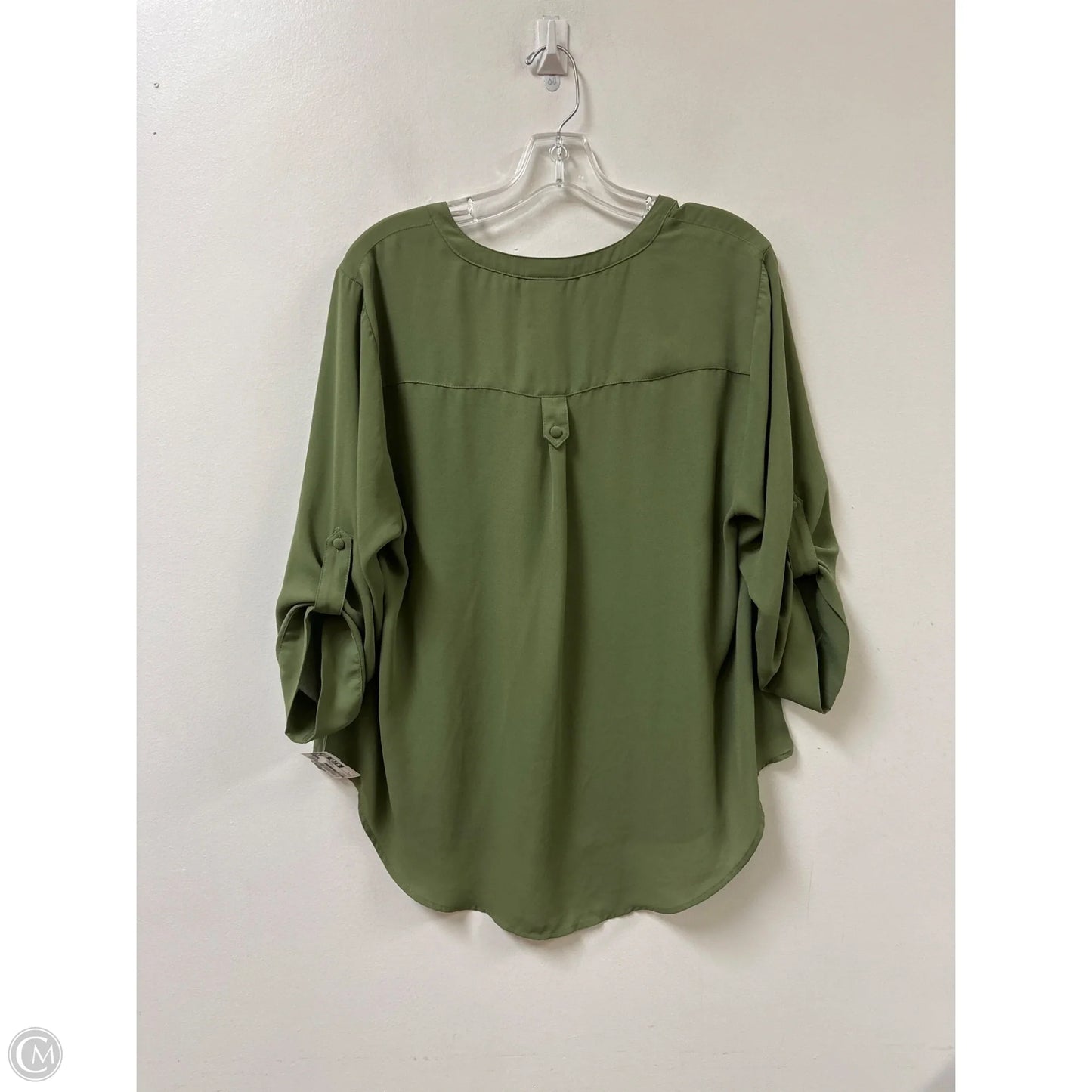 Top Long Sleeve By Torrid In Green, Size: L