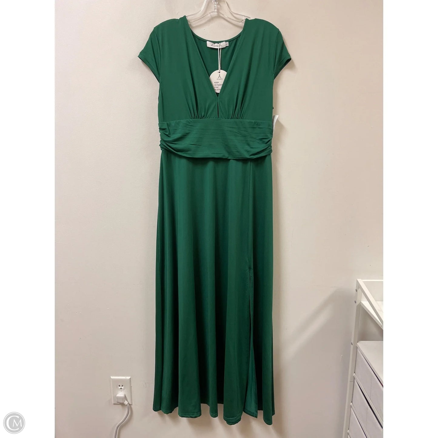 Dress Casual Maxi By Anrabess In Green, Size: L