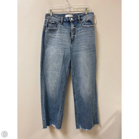 Jeans Wide Leg By Vervet In Blue Denim, Size: 10