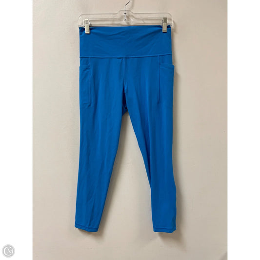 Athletic Leggings Capris By Athleta In Blue, Size: M
