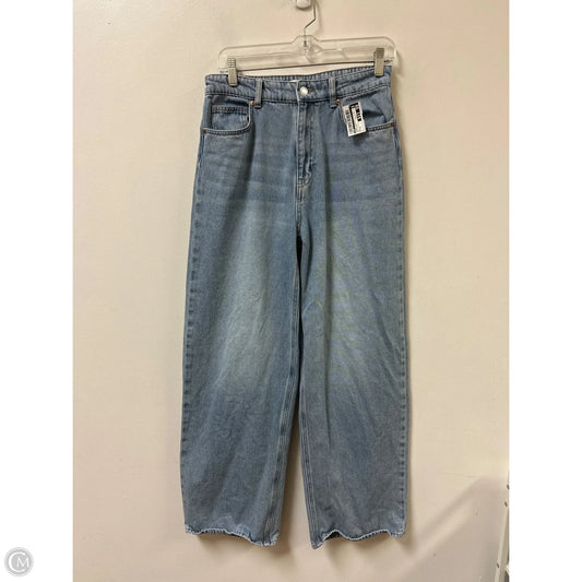 Jeans Straight By H&m In Blue Denim, Size: 4