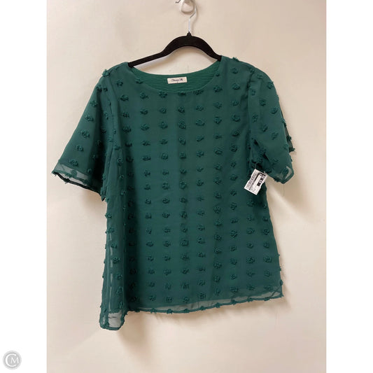 Top Short Sleeve By Blooming Jelly In Green, Size: M