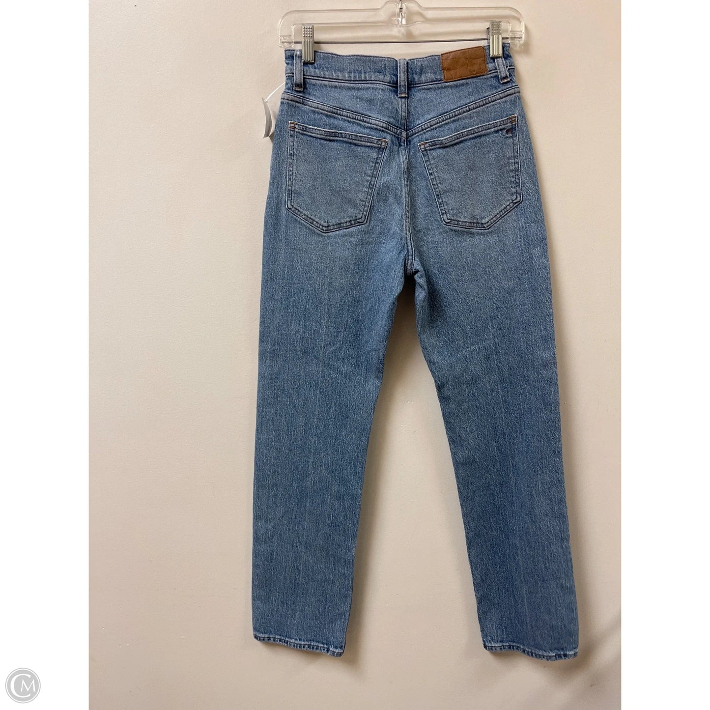 Jeans Straight By Madewell In Blue Denim, Size: 2