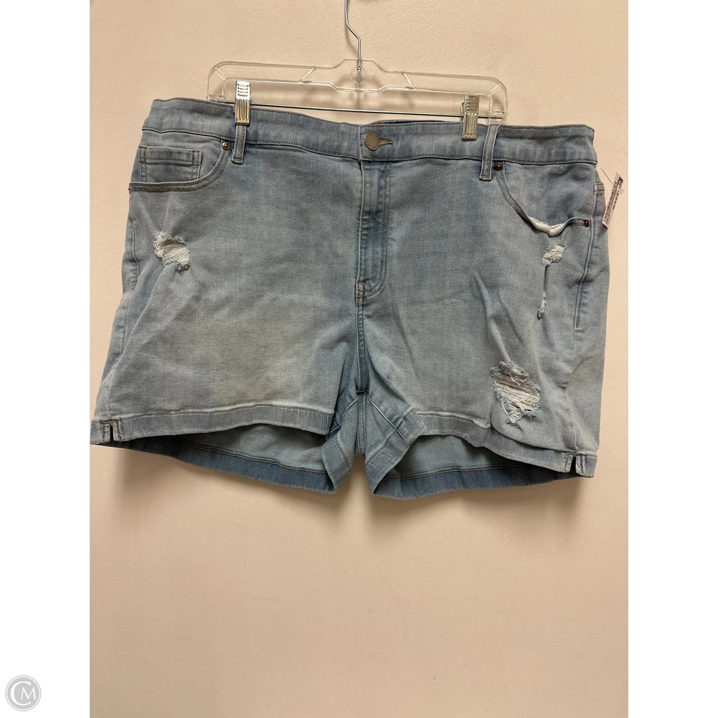 Shorts By Lane Bryant In Blue Denim, Size: 26