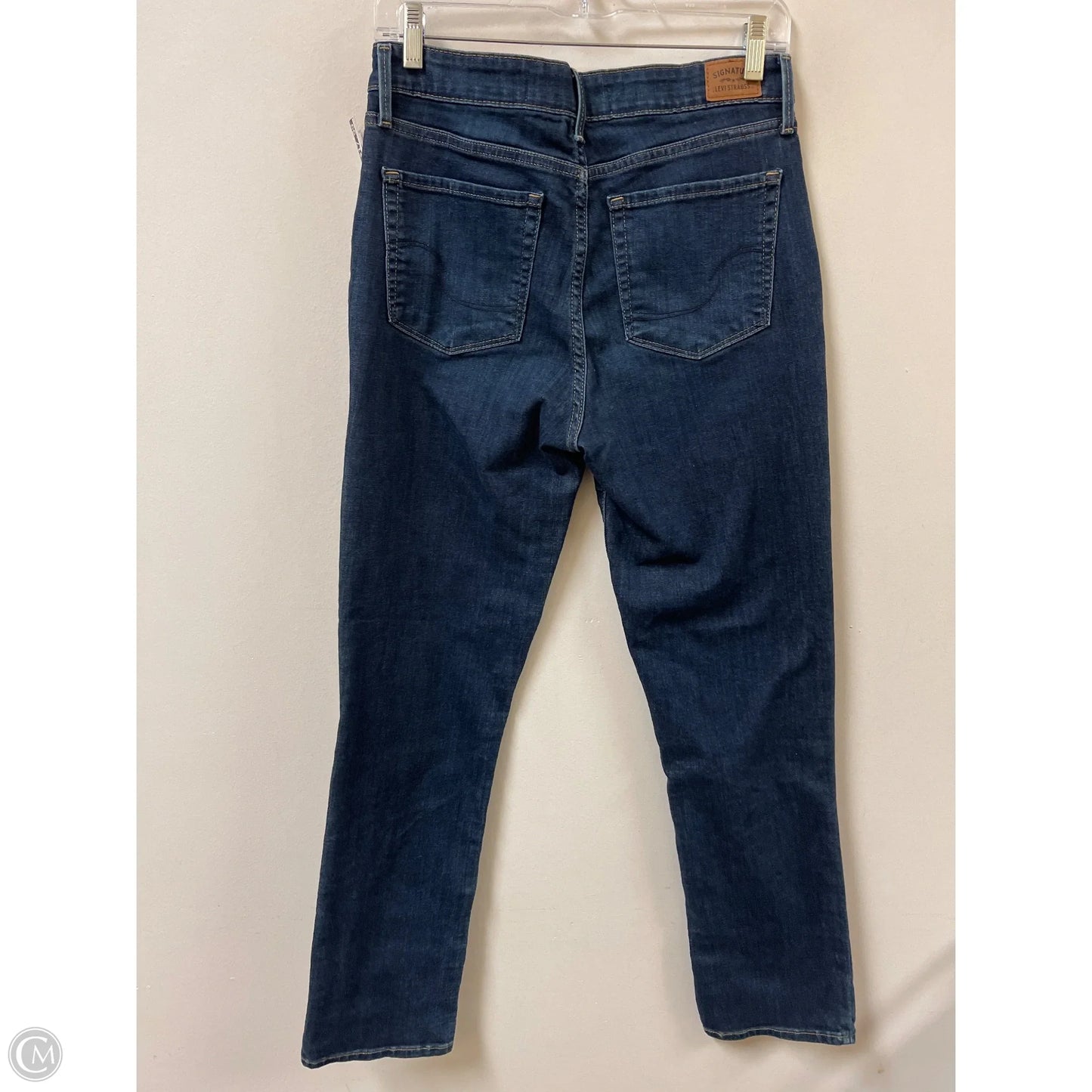 Jeans Wide Leg By Levis In Blue Denim, Size: 8