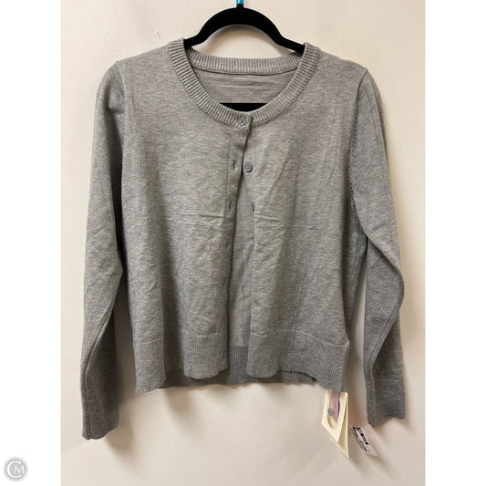 Sweater Cardigan By Clothes Mentor In Grey, Size: S