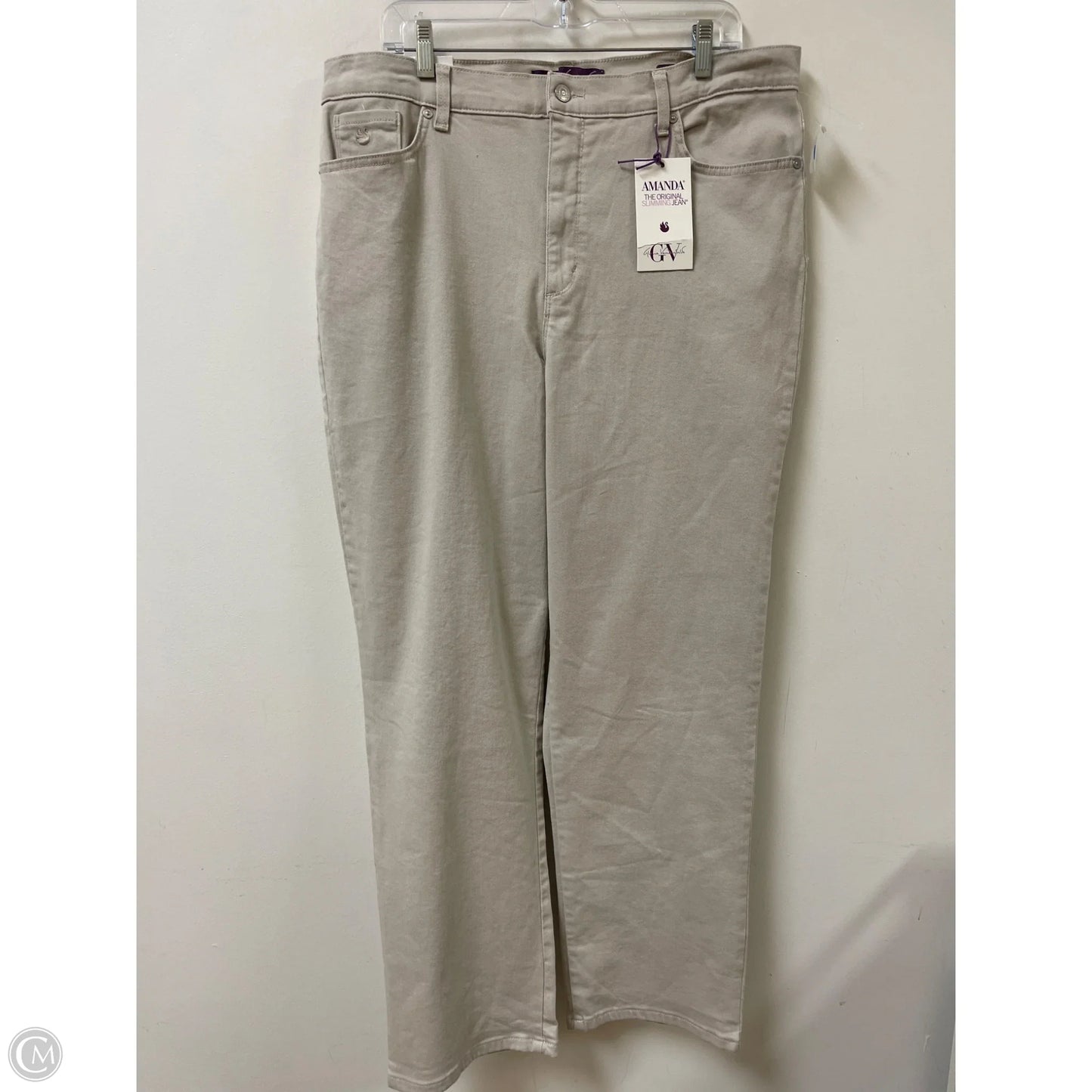 Pants Other By Gloria Vanderbilt In Cream, Size: 18