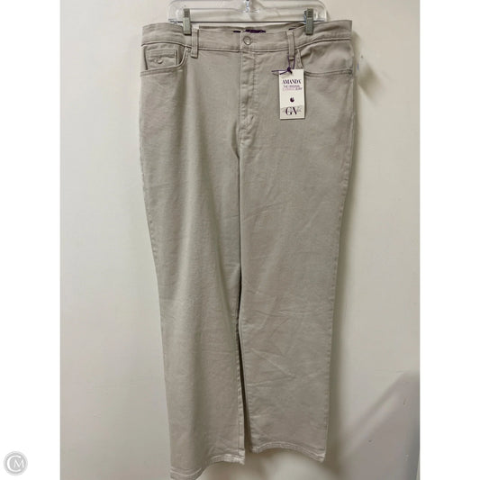 Pants Other By Gloria Vanderbilt In Cream, Size: 18