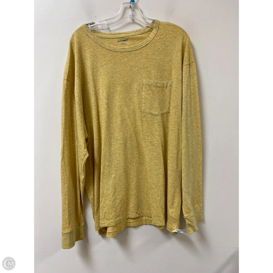 Top Long Sleeve By Old Navy In Yellow, Size: Xl