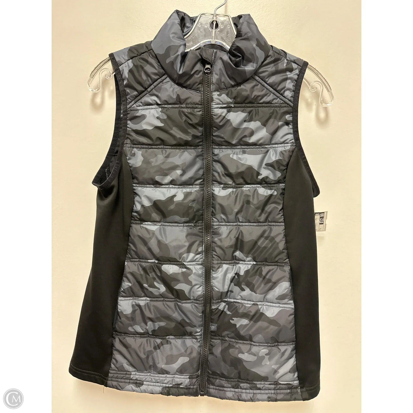 Vest Puffer & Quilted By Avia In Grey, Size: S