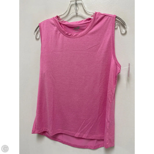 Athletic Top Short Sleeve By Avia In Pink, Size: M