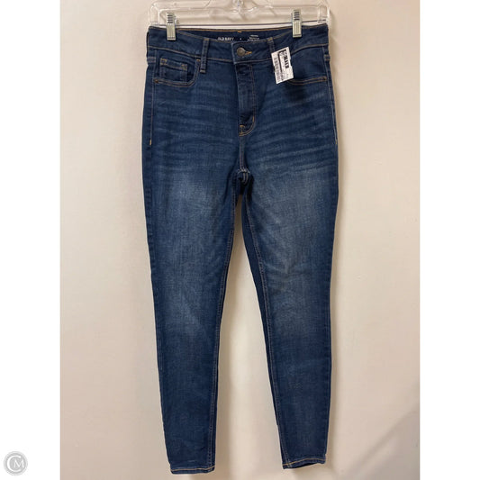 Jeans Skinny By Old Navy In Blue Denim, Size: 4