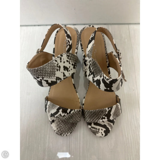 Shoes Heels Block By Cl By Chinese Laundry In Snakeskin Print, Size: 8.5