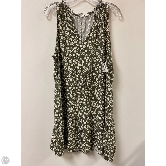 Dress Casual Midi By Gap In Green, Size: Xl