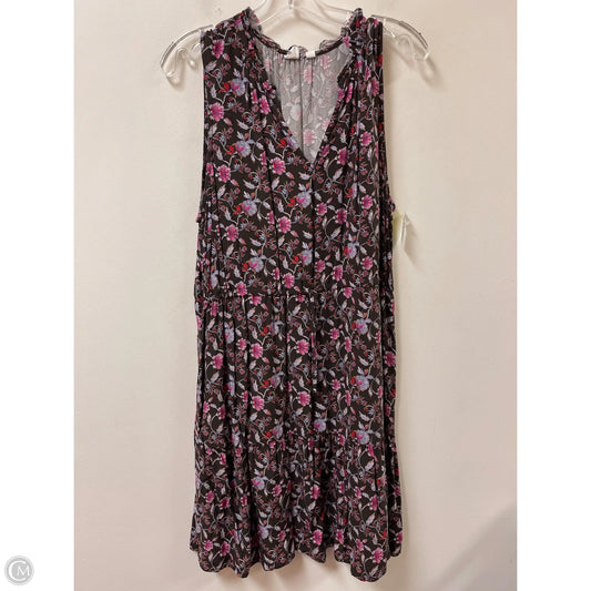 Dress Casual Midi By Gap In Floral Print, Size: Xl