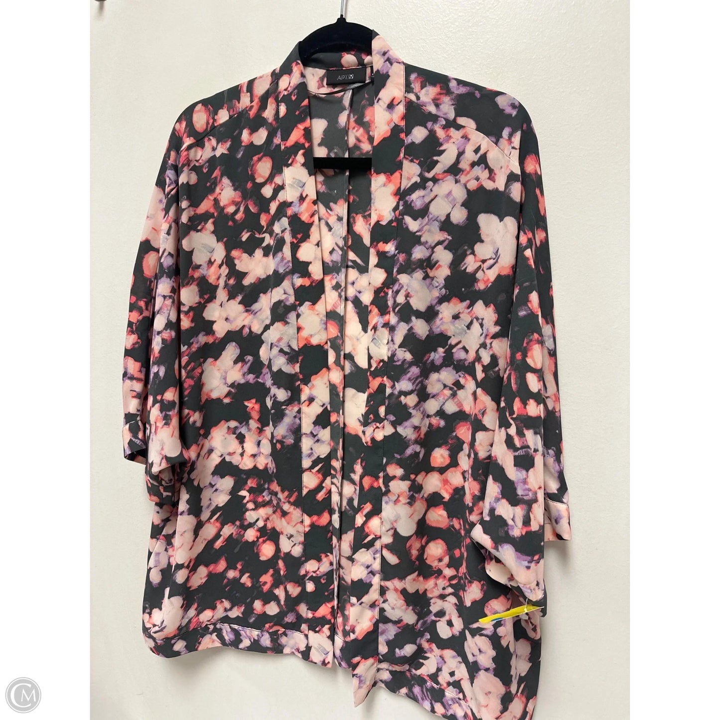 Kimono By Apt 9 In Grey & Pink, Size: L