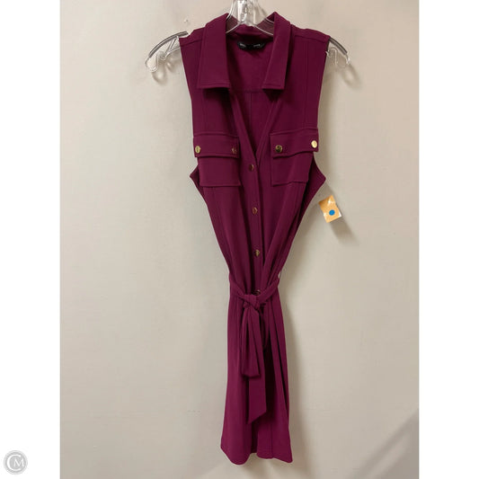 Dress Casual Midi By Boston Proper In Purple, Size: L