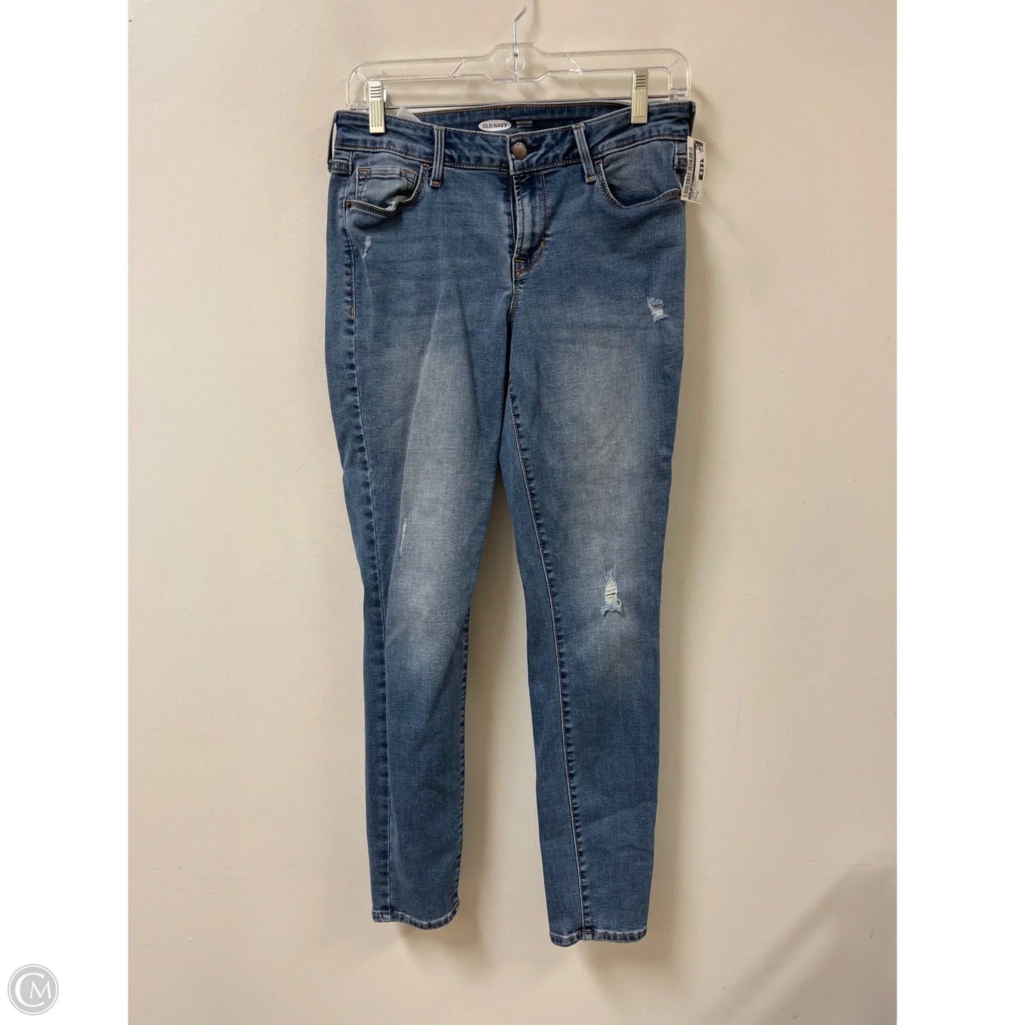 Jeans Skinny By Old Navy In Blue Denim, Size: 6