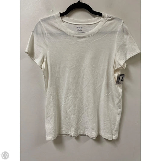 Top Short Sleeve By Madewell In White, Size: S