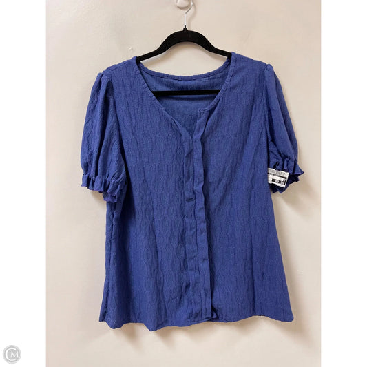 Top Short Sleeve By Clothes Mentor In Purple, Size: L