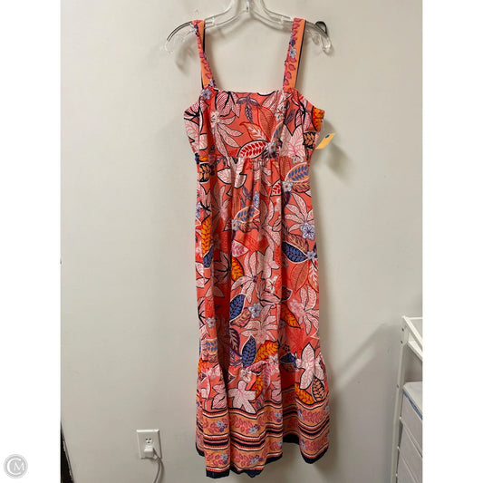 Dress Casual Maxi By London Times In Floral Print, Size: L