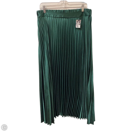 Skirt Maxi By Clothes Mentor In Green, Size: 16