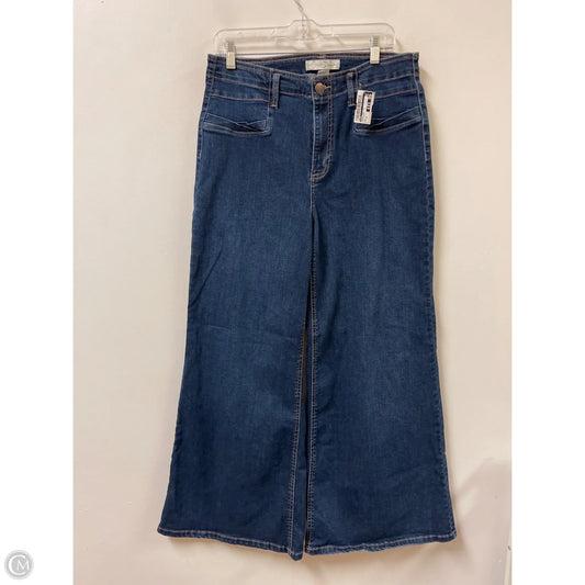 Jeans Wide Leg By Cato In Blue Denim, Size: 14