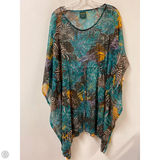 Swimwear Cover-up By Clothes Mentor In Multi-colored, Size: Osfm
