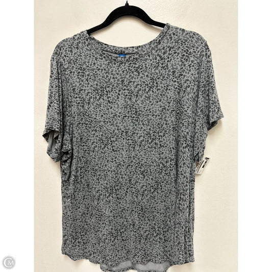 Top Short Sleeve By Old Navy In Grey, Size: Xl