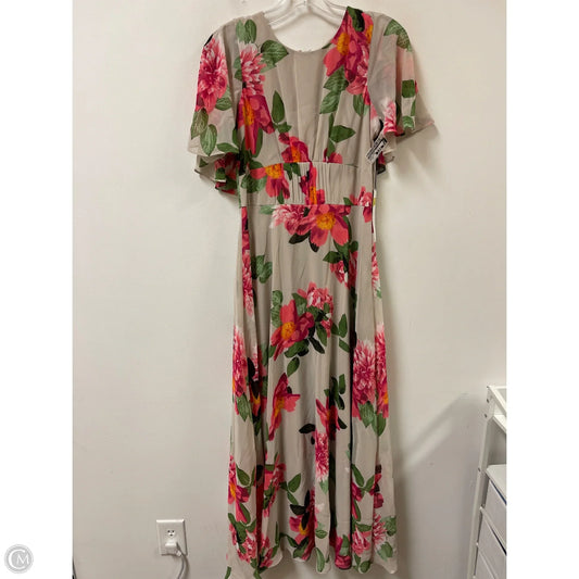 Dress Casual Maxi By Calvin Klein In Floral Print, Size: Xs