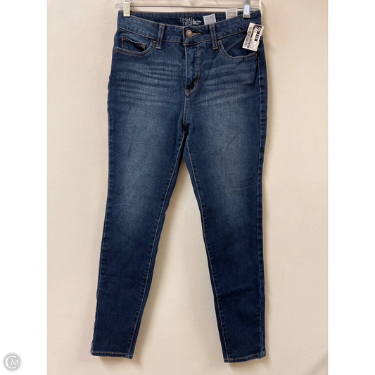 Jeans Skinny By Time And Tru In Blue Denim, Size: 4