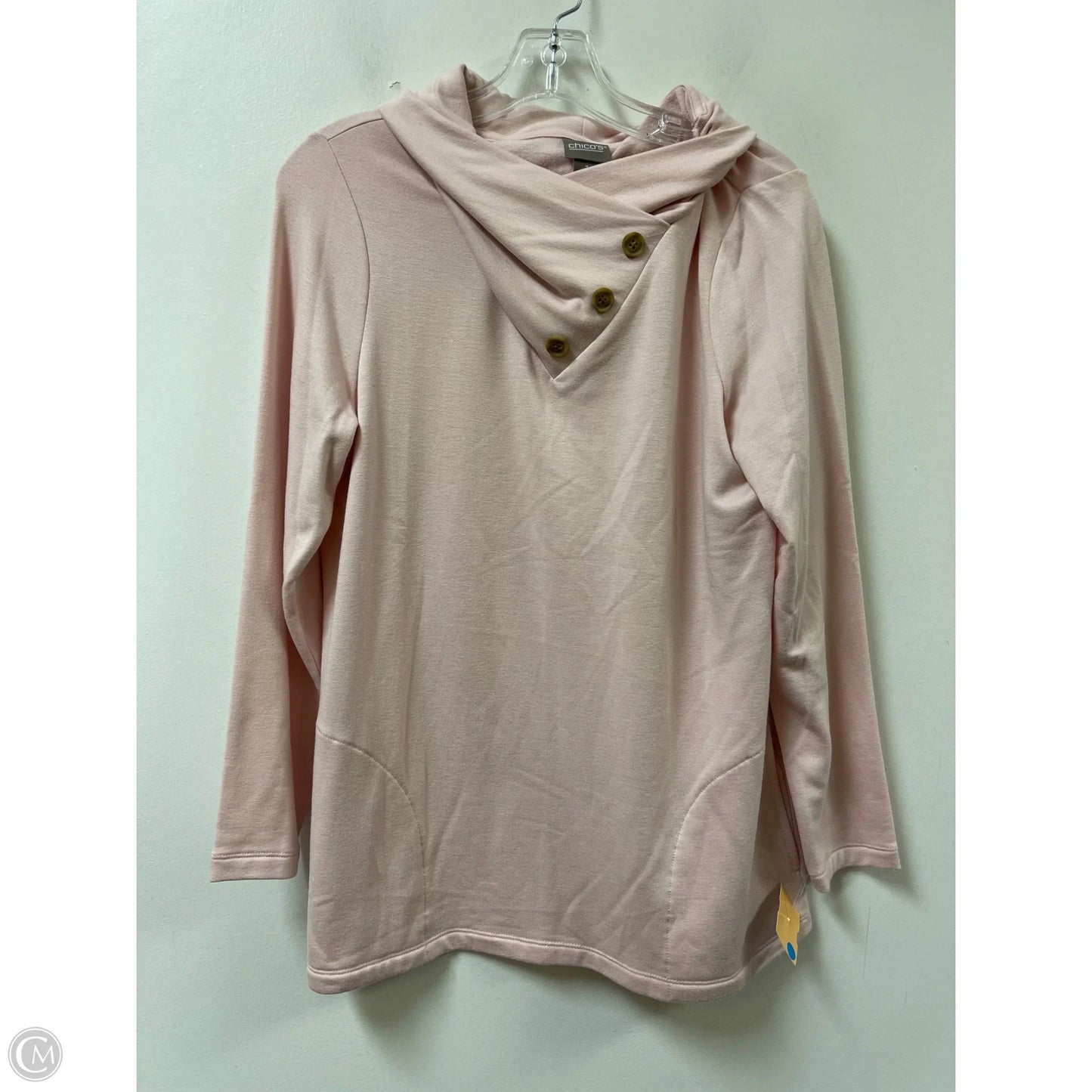 Tunic Long Sleeve By Chicos In Pink, Size: M