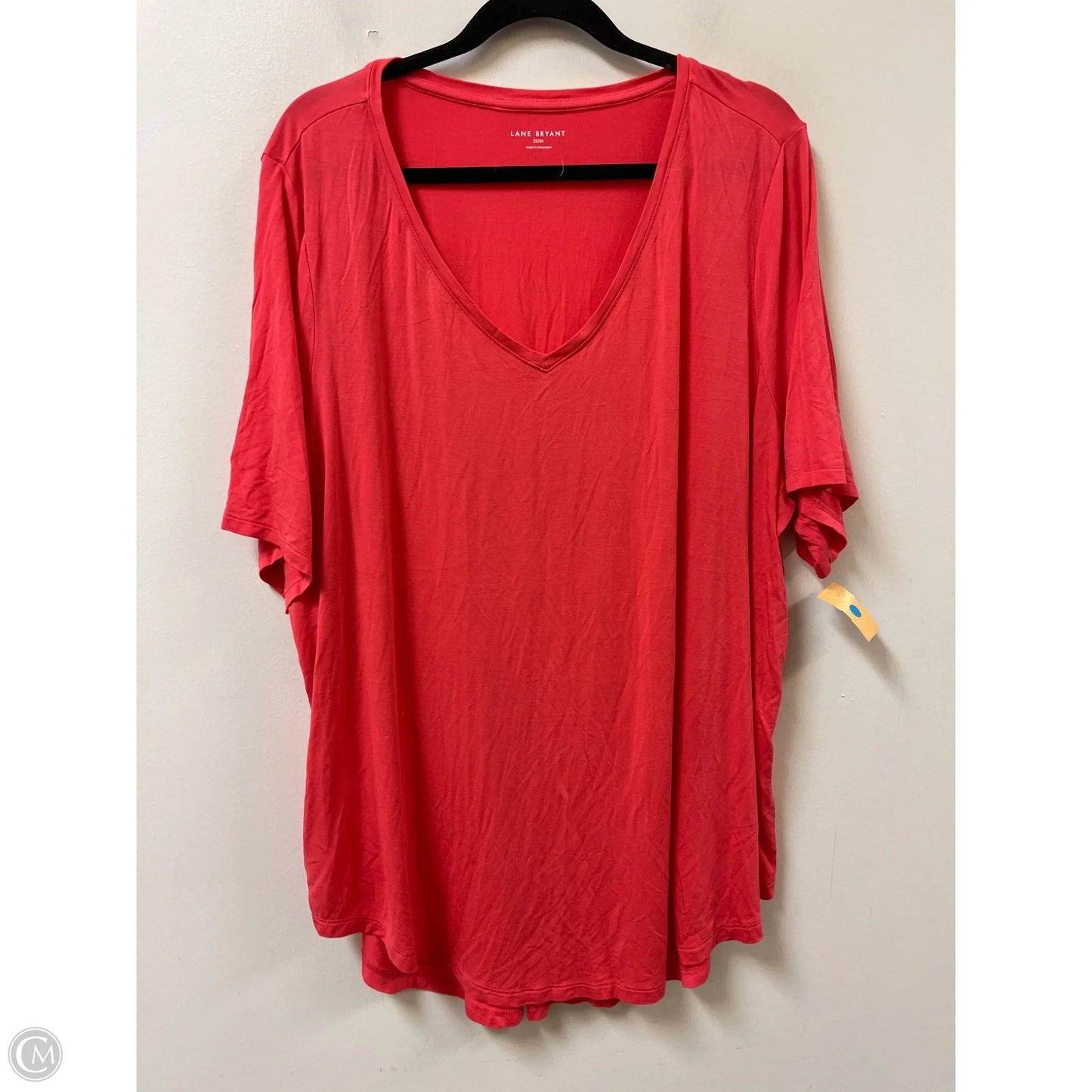Top Short Sleeve By Lane Bryant In Coral, Size: 3x