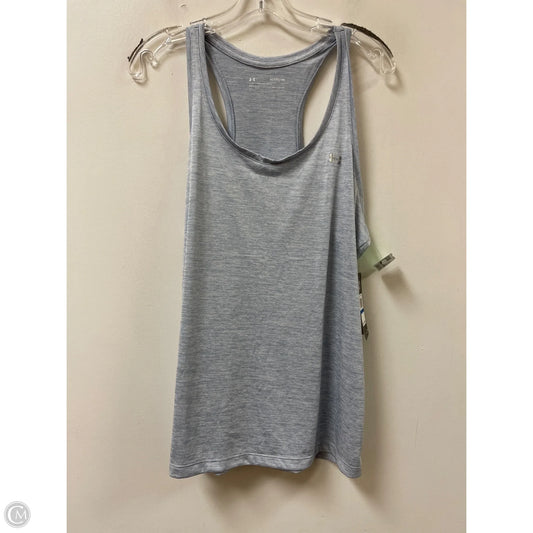Athletic Tank Top By Under Armour In Grey, Size: Xl