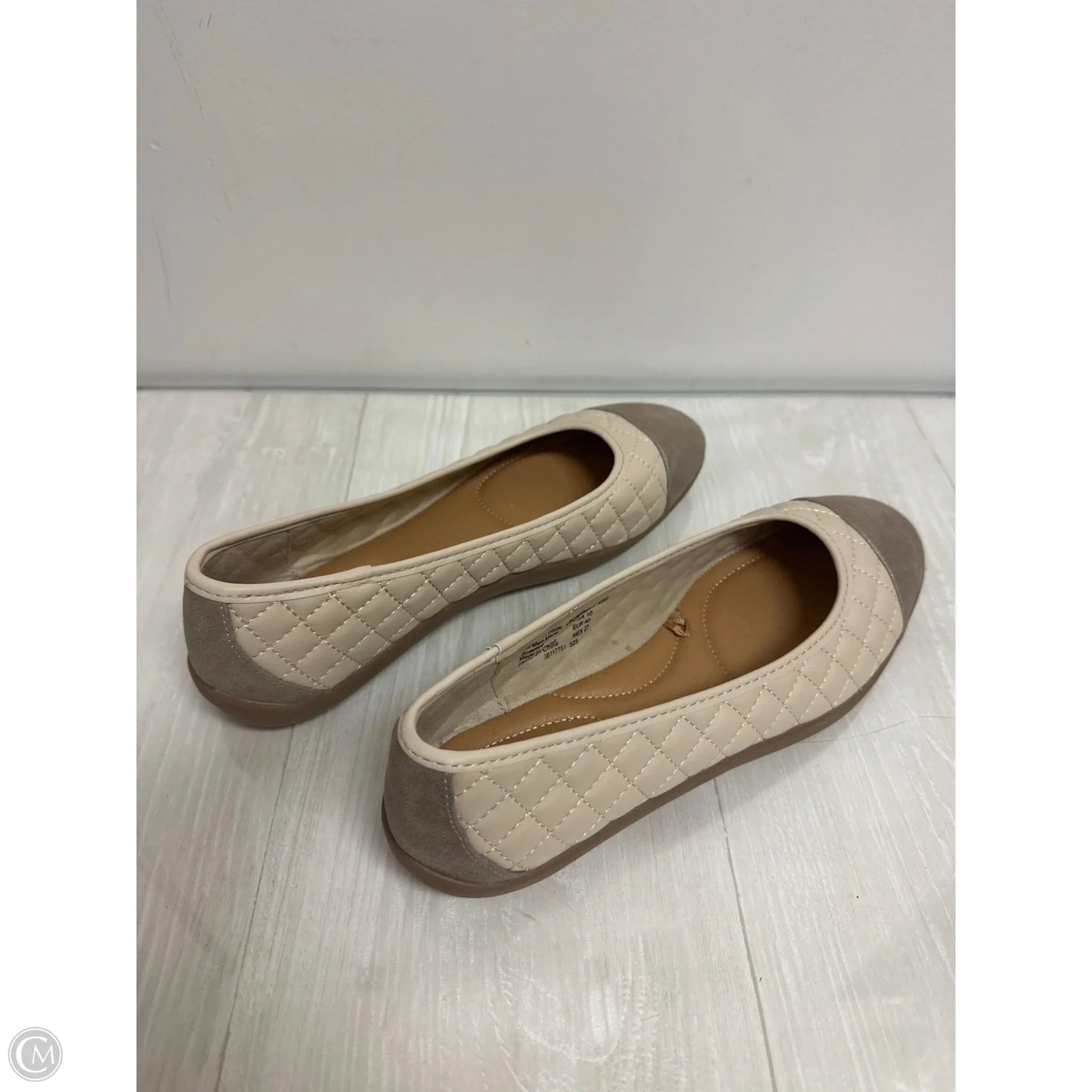 Shoes Flats By Time And Tru In Cream, Size: 10