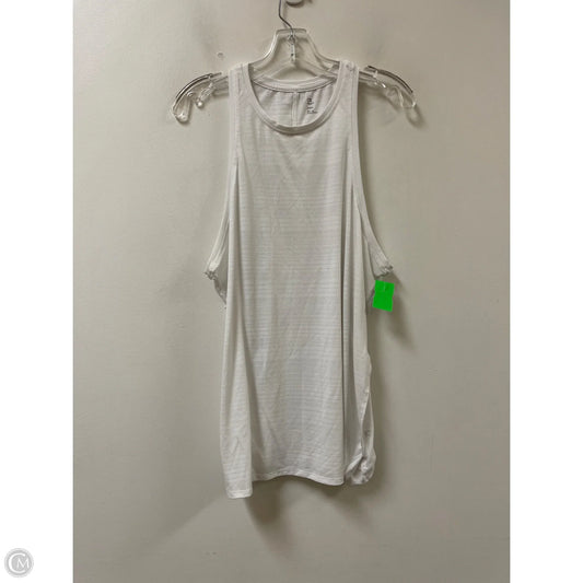 Athletic Tank Top By Gapfit In White, Size: Xl