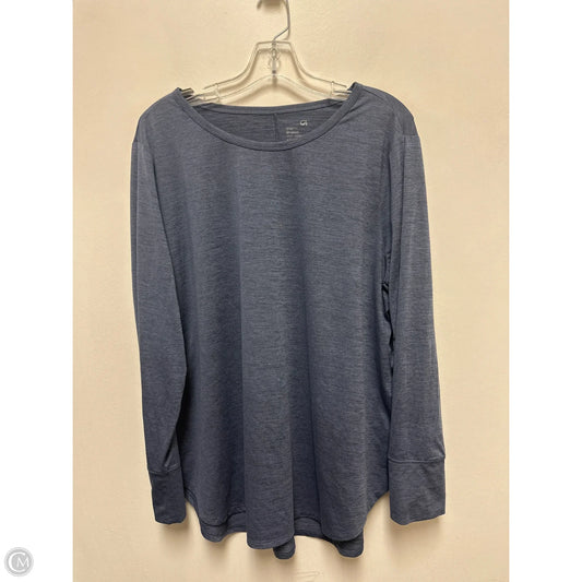 Athletic Top Long Sleeve Crewneck By Gapfit In Purple, Size: 1x