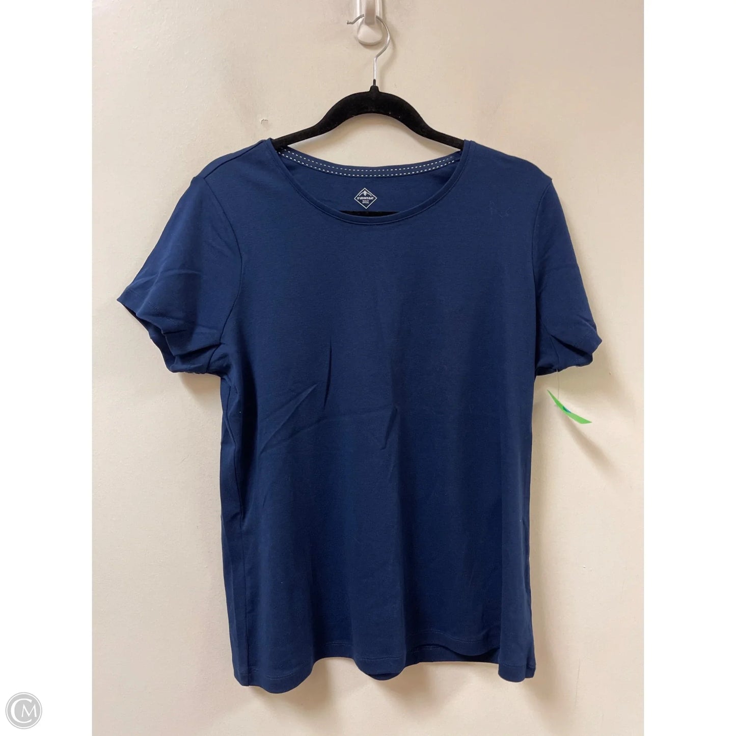 Top Short Sleeve Basic By St Johns Bay In Navy, Size: Xl