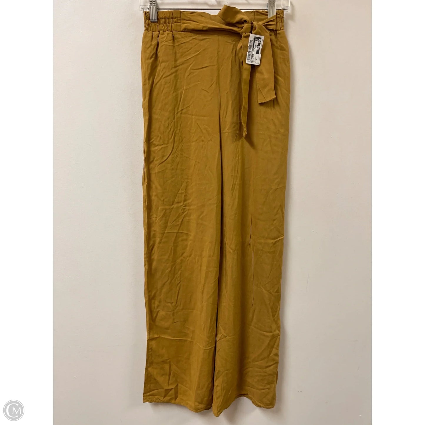 Pants Wide Leg By Ambiance Apparel In Yellow, Size: 4