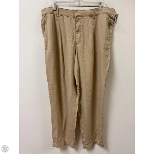 Pants Wide Leg By Loft In Tan, Size: 16