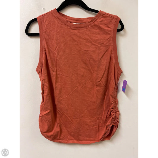 Top Sleeveless By Universal Thread In Red, Size: L