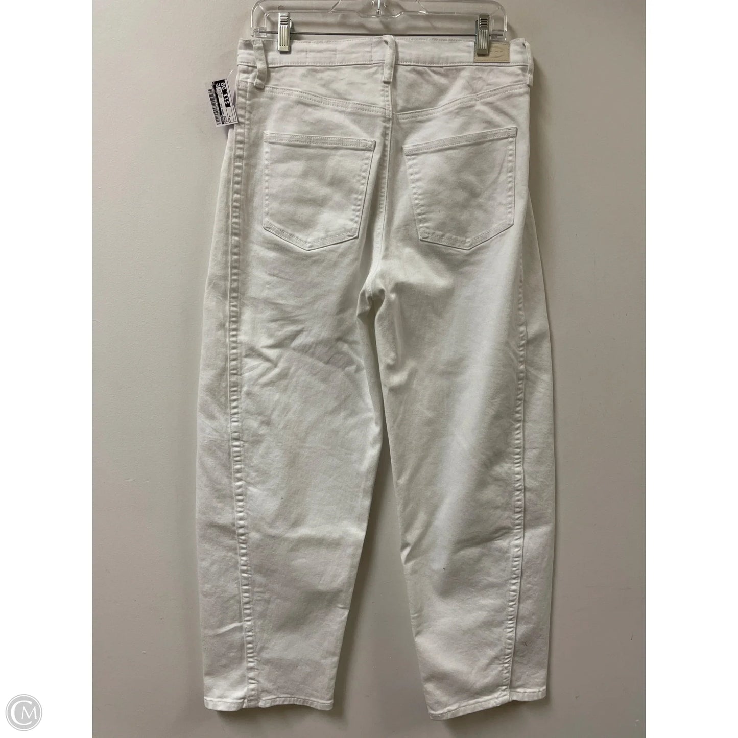 Jeans Wide Leg By Scoop In White, Size: 6