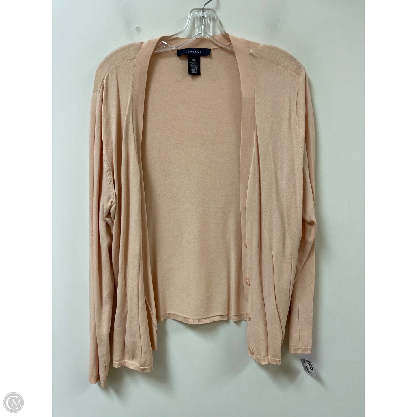Cardigan By Jones Wear In Pink, Size: Xl