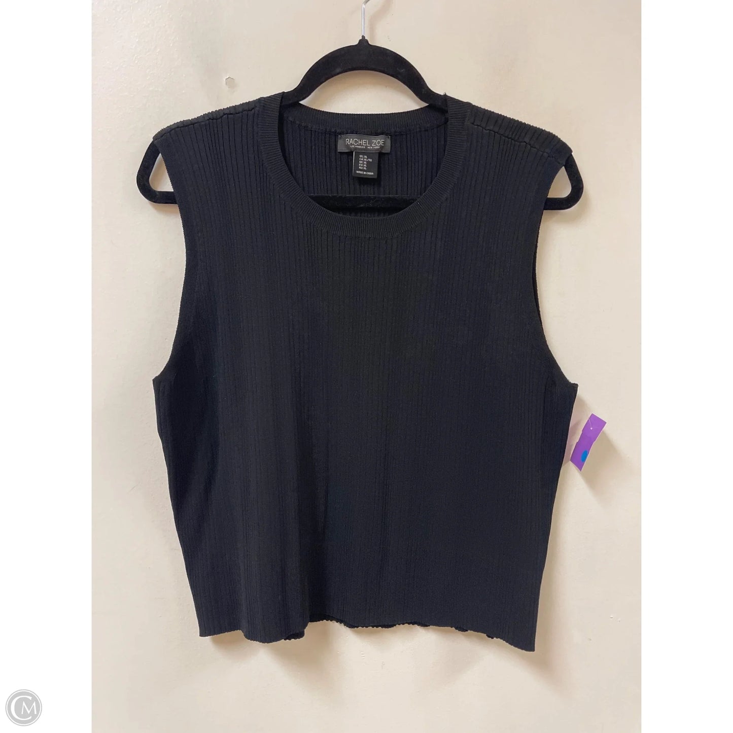 Top Sleeveless By Rachel Zoe In Black, Size: Xl