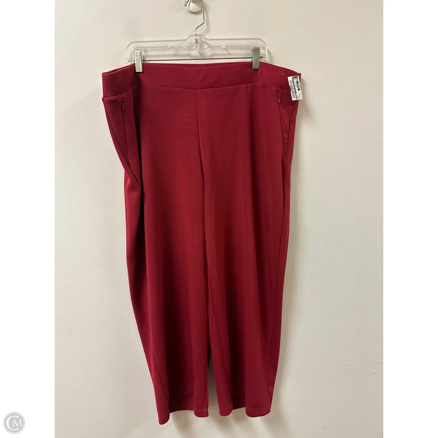 Pants Wide Leg By Chicos In Red, Size: 20