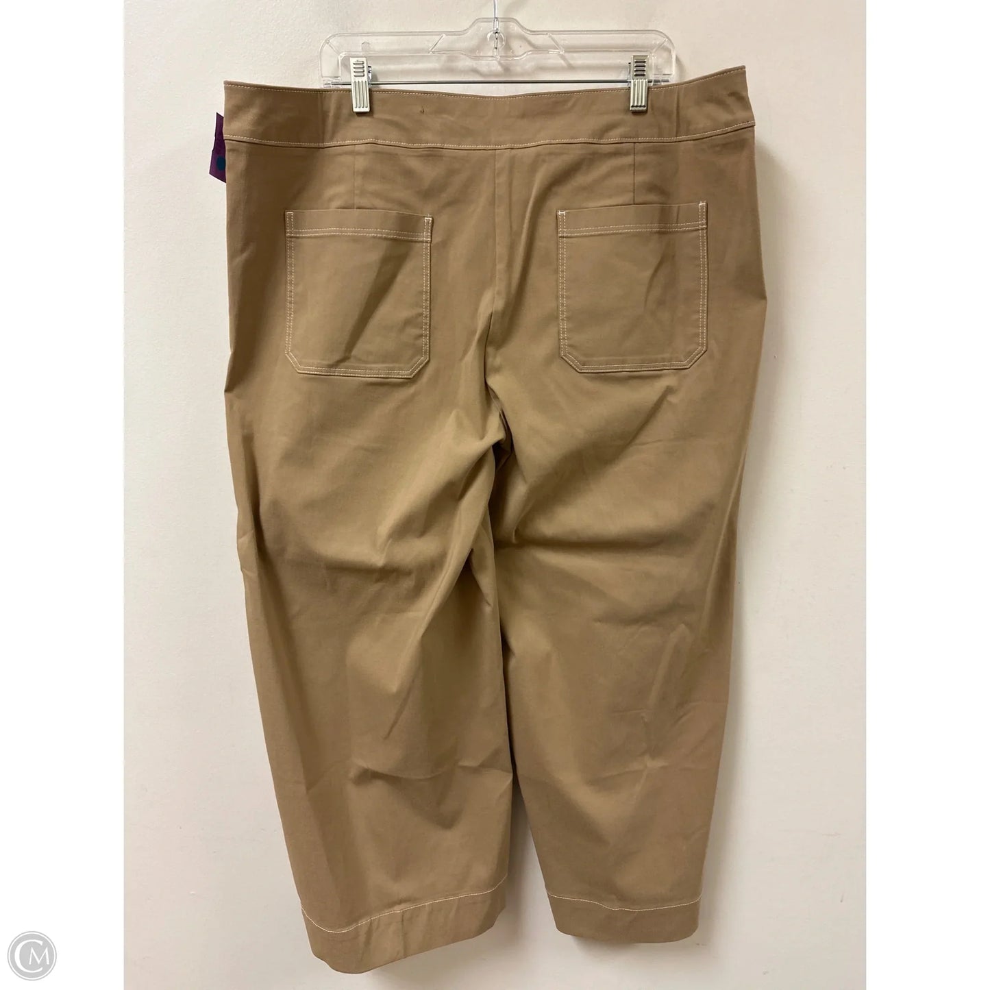 Pants Wide Leg By Chicos In Tan, Size: 20