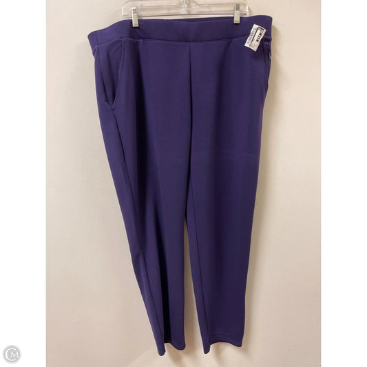 Pants Lounge By Chicos In Purple, Size: 20