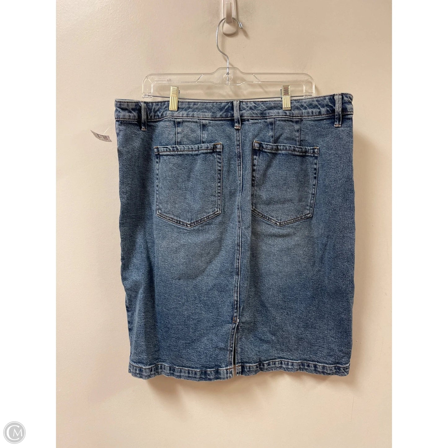 Skirt Mini & Short By Lane Bryant In Blue Denim, Size: 20
