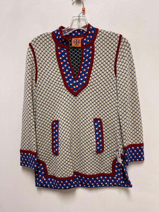 Top Long Sleeve Designer By Tory Burch In Multi-colored, Size: Xs